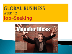 Job-Seeking Strategies: Coursebook