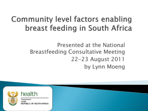 Breastfeeding Practices: Contextual Factors & Improvement Strategies