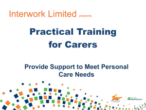 Provide support to meet personal care needs PPTX