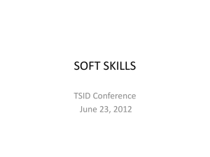 Soft Skills in Interpreting: A TSID Conference Presentation