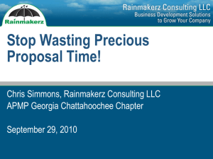 Stop Wasting Precious Proposal Time!
