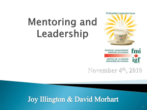 Mentoring and Leadership