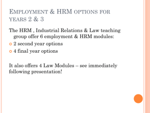 Human Resource Management