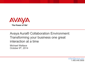 AVAYA - IAUG CE Presentation 10