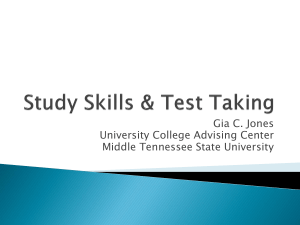 the Presentation - Middle Tennessee State University