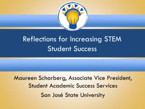 Reflections for Increasing STEM Student Success