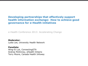 Presenters - e-Health Conference
