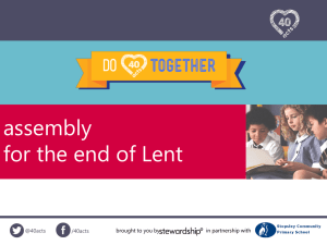 Final Assembly (faith-based schools)