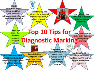 Diagnostic Marking Tips: Effective Feedback Strategies