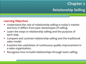 Relationship Selling: Building Customer Partnerships
