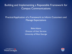Unified Communications Model Framework