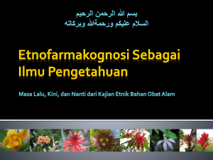 02_-_Etnofarmakognosi Sebagai Ilmu Pengetahuan