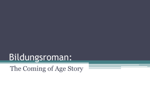 Bildungsroman: Coming of Age Story Analysis