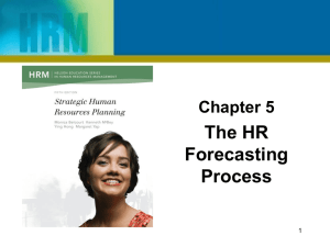 HR Forecasting Process: Strategic HR Planning Chapter
