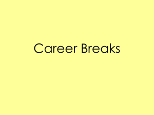 Career Breaks