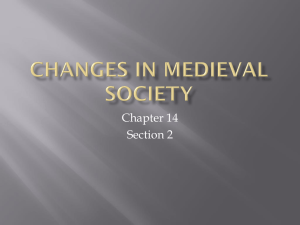Medieval Society Changes: Three-Field System & Guilds
