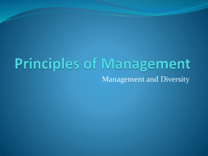 Management & Diversity: Strategies for Inclusive Organizations