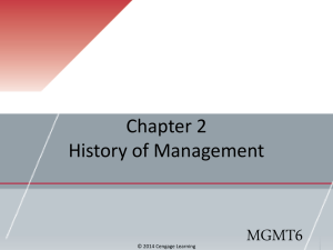 History of Management: Scientific, Bureaucratic, Human Relations