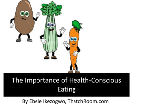 Health-Conscious Eating: A Guide to Healthy Food Choices