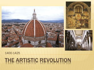 The artistic revolution