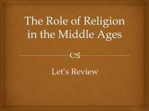 The Role of Religion