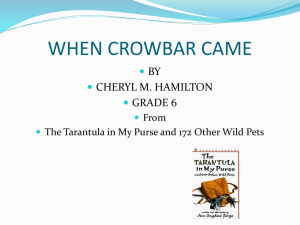 When Crowbar Came: A Story & Vocabulary for Grade 6