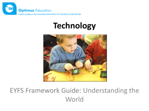 Personal social and emotional development: PSED