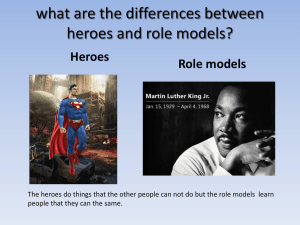 Heroes vs. Role Models: Differences & Impact