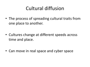 Cultural diffusion 2 - Ms Topping`s IB Geography page