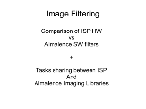 Why ISP filters should be turned off and replaced with Almalence