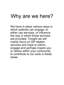 Patient engagement - Red Roofs Surgery