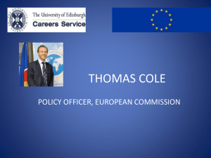 From the UoE to the EU
