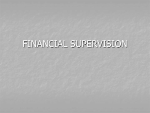 FINANCIAL SUPERVISION