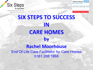 Six steps to success presentation