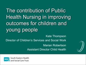 presentation by kate thompson and marian robertson