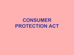 Consumer Protection Act: Key Concepts & Rights