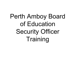 our PowerPoint presentation - AFI Security Training Institute