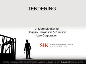 Procurement - Shapiro Hankinson & Knutson