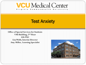 Test anxiety