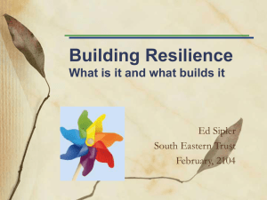 Building Resilience