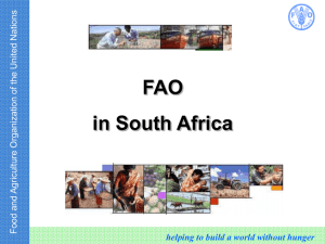 FAO in South Africa
