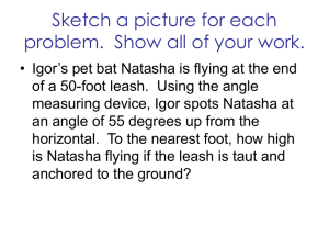 Trigonometry Word Problems: Angles of Elevation & Depression