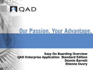 EOB – Environment Initialization
