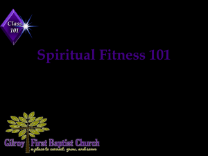 Spiritual Fitness