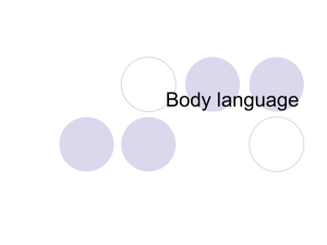 Body language