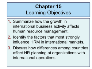 International HRM