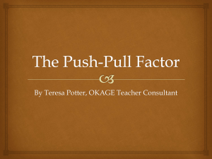 Migration: Push and Pull Factors Presentation