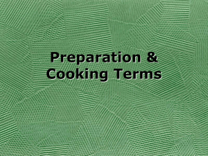 Preparation Term Notes