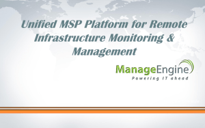 ManageEngine IT360-MSP: Unified IT Management Platform