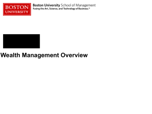 Wealth Management Overview